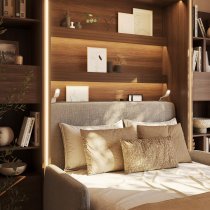 Bed Concept - Schrankbett Bed Concept BC-01 – 140x200 cm – Eiche Dunin