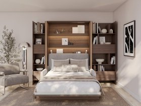 Bed Concept - Schrankbett Bed Concept BC-01 – 140x200 cm – Eiche Dunin