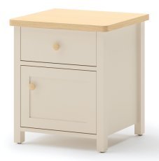 Nachtkästchen Story SO-07 – Beige/Eiche Vincenza