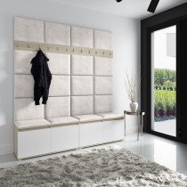 Gepolsterte Wandplatte 3,5 cm - 30x30 cm