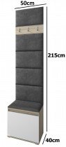 PKMebel - Set für Vorzimmer Emi 7 - weiß