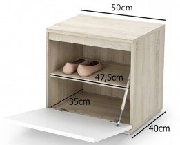 PKMebel - Set für Vorzimmer Emi 7 - weiß