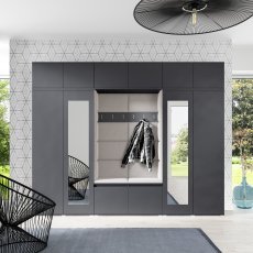 Set für den Eingangsbereich Emi 17 - grau (graphite)