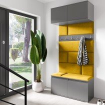 PKMebel - Set für den Eingangsbereich Emi 23 - grau (Graphit)