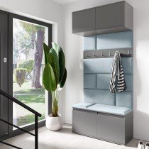 PKMebel - Set für den Eingangsbereich Emi 23 - grau (Graphit)