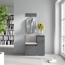 Set für den Flur Emi 30 - grau (graphit)