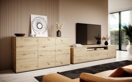 Wohnzimmer Logan - Artisan Eiche