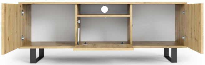 TV-Kommode Logan 150 cm Metallbeine - Artisan Eiche