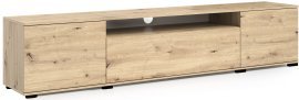 TV-Kommode Logan 200 cm Kunststofffüße - Artisan Eiche