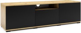 TV-Kommode Logan 150 cm Plastikfüße - Artisan Eiche/Schwarz