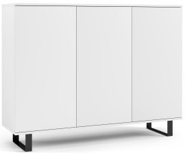 Kommode Logan 3D Metallbeine - weiß