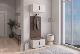 Komplettset für den Flur Bianco 5 mit Griffen