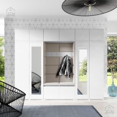 Garderobenset Emi 17 - weiß - Trinity 02