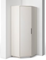 Eckkleiderschrank Bianco