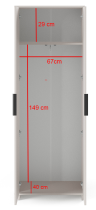 PKMebel - Flur-Set Bianco 12