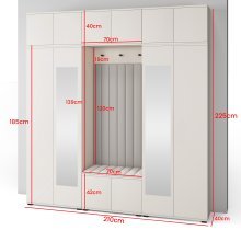 PKMebel - Flur-Set Bianco 12