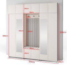 PKMebel - Flur-Set Bianco 12