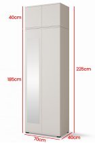 PKMebel - Flur-Set Bianco 12