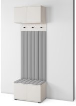 PKMebel - Flurgarderoben-Set Bianco 15