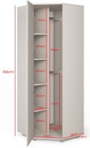 PKMebel - Flurgarderobe Bianco 17