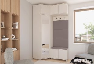 PKMebel - Garderobenset Bianco 19