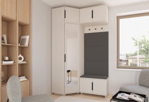 PKMebel - Garderobenset Bianco 19