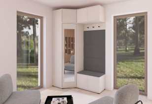 PKMebel - Garderobenset Bianco 19