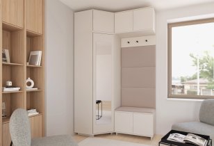 PKMebel - Garderobenset Bianco 19
