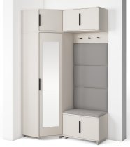 PKMebel - Garderobenset Bianco 19