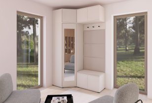 PKMebel - Garderobenset Bianco 19
