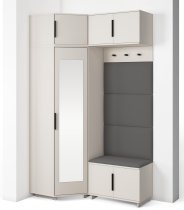 PKMebel - Garderobenset Bianco 19