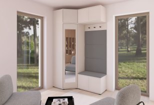 PKMebel - Garderobenset Bianco 19