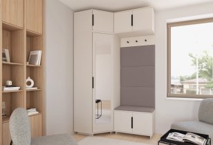 PKMebel - Garderobenset Bianco 19