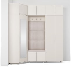 Flurgarderoben-Set Bianco 20