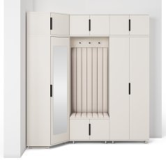 Garderobenset Bianco 24