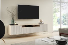 Hängendes TV-Board Agnes – Eiche Vincenza/Kaschmir