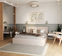 Bett mit Stauraum Caro - 140x200 cm