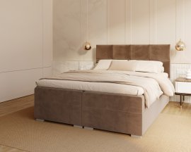 Bett mit Stauraum Spring Box Portland - 160x200 cm