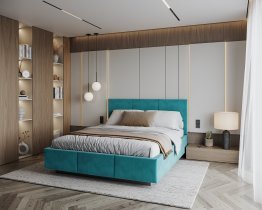 Betten FDM - Bett mit Hebefunktion Aveiro – 140x200 cm