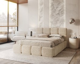 Betten FDM - Bett mit Hebefunktion Delicato – 120x200 cm