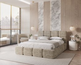 Betten FDM - Bett mit Hebefunktion Delicato – 120x200 cm