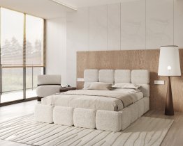 Betten FDM - Bett mit Hebefunktion Delicato – 120x200 cm