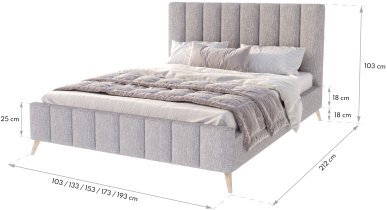 Betten FDM - Bett Frasca – 120x200 cm