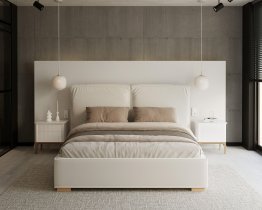 Betten FDM - Bett mit Hebefunktion Bristol – 140x200 cm