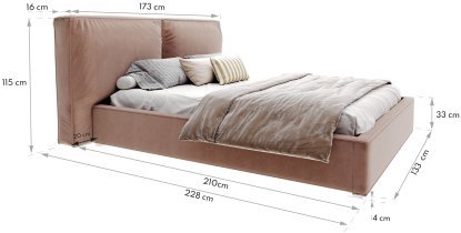 Betten FDM - Bett mit Hebemechanismus Bristol – 120x200 cm