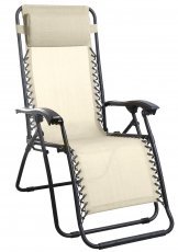 Gartenliege Delux beige