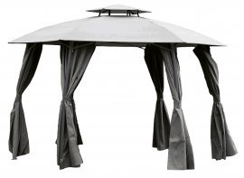 Gartenpavillon rund Gavi 2 - Graphit