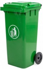 Müllbehälter 120 L grün