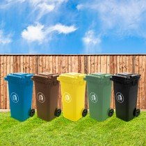 Mirpol - Mülltonne 120 L gelb