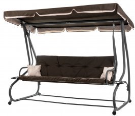 Verstellbare Gartenschaukel Megi Schokolade
